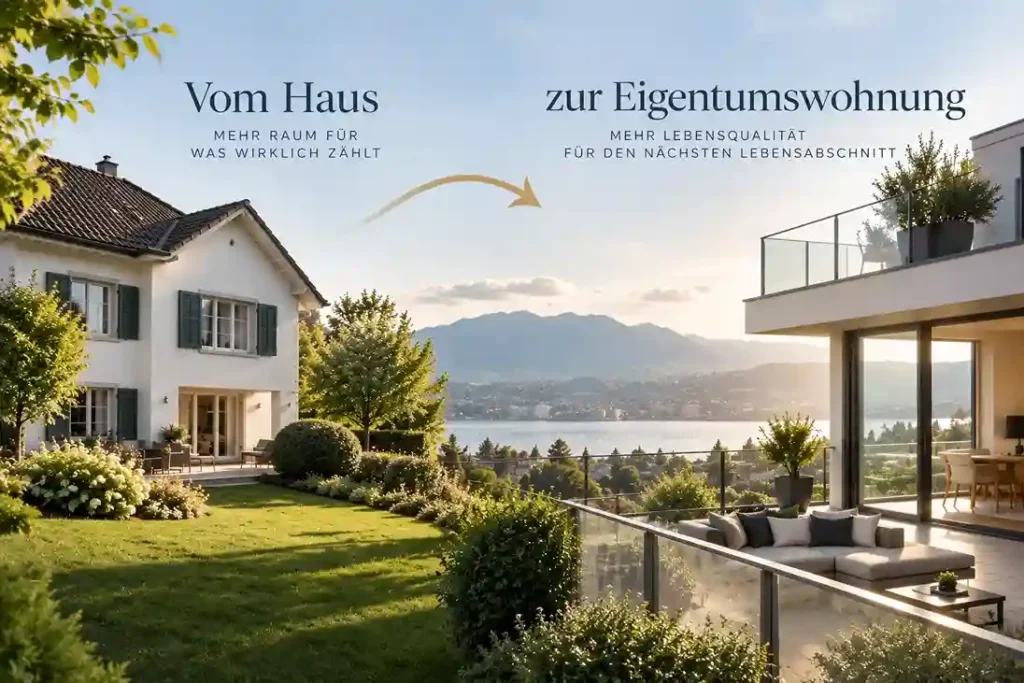 Downsizing vom Einfamilienhaus in die Eigentumswohnung